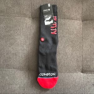NWT Stance Classic Anthem NWA socks L